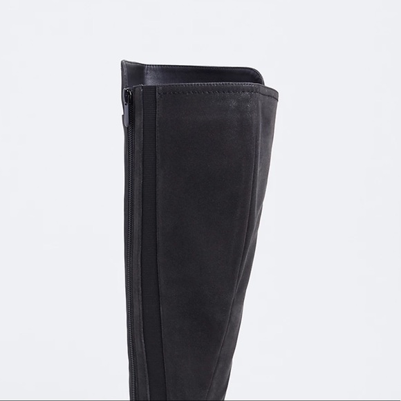 NIB Knee High Boots Wide Width Faux Suede - Picture 10 of 11